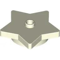 Plate Special 5-Point Star 4 x 4 2/3 with One Stud