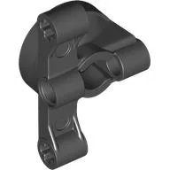 Technic Steering Wheel Hub Holder with 2 Pin Holes and 2 Axle Holes, No Slots