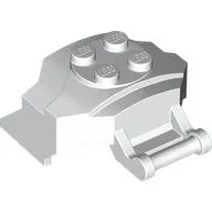 Large Figure Cover 4 x 3 x 2 with Bar, 4 Studs, Ridged