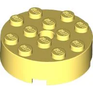 Brick Round 4 x 4 Centre Hole