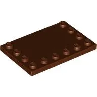 Plate Special 4 x 6 with Studs on 3 Edges