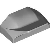 Brick Wedged, Curved 1 x 2 x 2/3 No Studs, Wing End