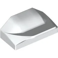 Brick Wedged, Curved 1 x 2 x 2/3 No Studs, Wing End
