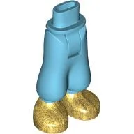Minidoll Hips and Baggy Trousers with Pearl Gold Shoes
