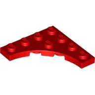 Plate Special 4 x 4 with 3 x 3 Quarter Round Cutout