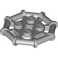Plate Special 2 x 2 with Bar Frame Octagonal, Reinforced, Completely Round Studs