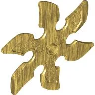 Large Figure Weapon 6 Blade Ninja Star / Shuriken
