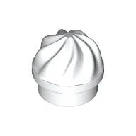 Plate Round 1 x 1 Swirled Top