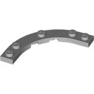 Plate Round Corner 5 x 5 with 4 x 4 Round Cutout