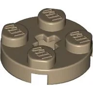 Plate Round 2 x 2 with Axle Hole Type 1 (+ Opening)