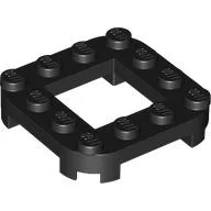 Plate Round Corners 4 x 4 x 2/3 Circle with 2 x 2 Opening