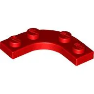 Plate Round Corner 3 x 3 with 2 x 2 Round Cutout
