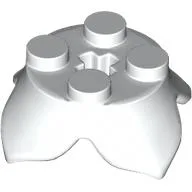 Plant, Leaves, Round 2 x 2 x 2/3 with + Axle Hole and 4 Leaf Extensions
