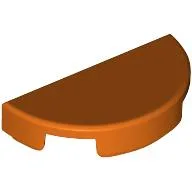 Tile Round 1 x 2 Half Circle