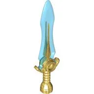Weapon Sword with Trans-Blue Blade Pattern