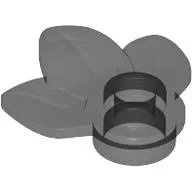Plant, Plate 1 x 1 Round with 3 Leaves