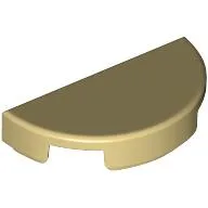 Tile Round 1 x 2 Half Circle