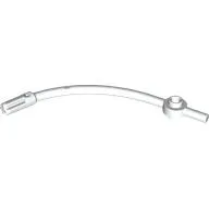 Bar Curved with Axle End and 1 x 1 Round Plate