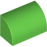 Brick Curved 1 x 2 x 1 No Studs