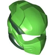 Helmet, Ninja with Wraps Dark Green Pattern