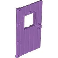Door 1 x 4 x 6 with Window, Wood Structure, Loose Window Hold