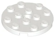 Plate Round 4 x 4 with Pin Hole