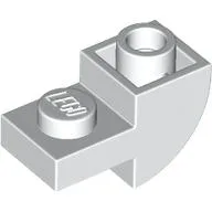 Brick Curved Inverted 1 x 2 with 1 x 1 Cutouts