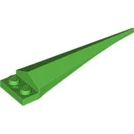 Plate Special 1 x 2 with Angular Extension and Flexible Bright Green Tip