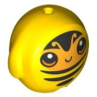 Pillow Plush Toy with Bee print