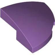Brick Round Corner, Curved 2 x 2 x 2/3 Quarter Circle With 1 x 1 Bottom Cutout