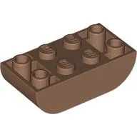 Brick Curved Inverted 2 x 4 Double