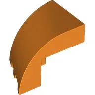 Brick Wedged, Curved 3 x 2 x 1 2/3 with Stud Notch Right