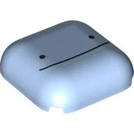 Brick Round, Curved 4 x 4, Black Line and 2 Dots, Ditto Face Print