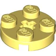 Plate Round 2 x 2 with Axle Hole Type 1 (+ Opening)