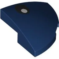 Brick Round Corner, Curved 2 x 2 x 2/3 Quarter Circle with Black Eye, White Pupil print