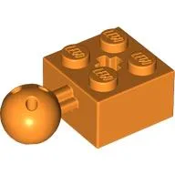 Technic Brick Special 2 x 2 with Ball and Axle Hole, with 6 Holes in Ball
