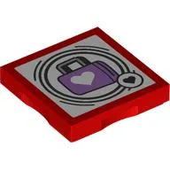 Tile Special 2 x 2 with SMART Tag with Bag with Heart Print