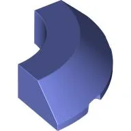 Brick Round Corner 4 x 4 x 1 with Bottom Cut Outs, No Studs, Flat Top