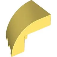 Brick Wedged, Curved 3 x 2 x 1 2/3 with Stud Notch Right
