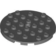 Plate Round 6 x 6 with Hole