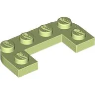 Plate Round Half 2 x 4 with 1 x 2 Cutout