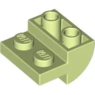 Brick Curved Inverted 2 x 2 with 1 x 2 Cutouts