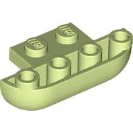 Brick Round, Curved Inverted Triple 1 x 3 x 1 with 1 x 2 Extension